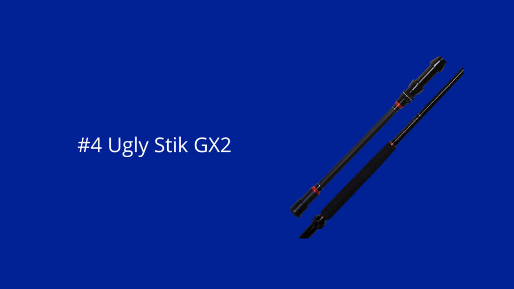 Dit is de Ugly Stik GX2 Boat Rod vishengel 