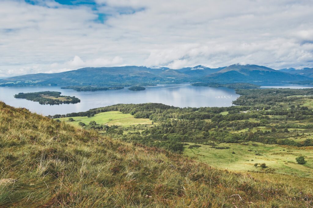 De beste meren in Schotland Loch lomond