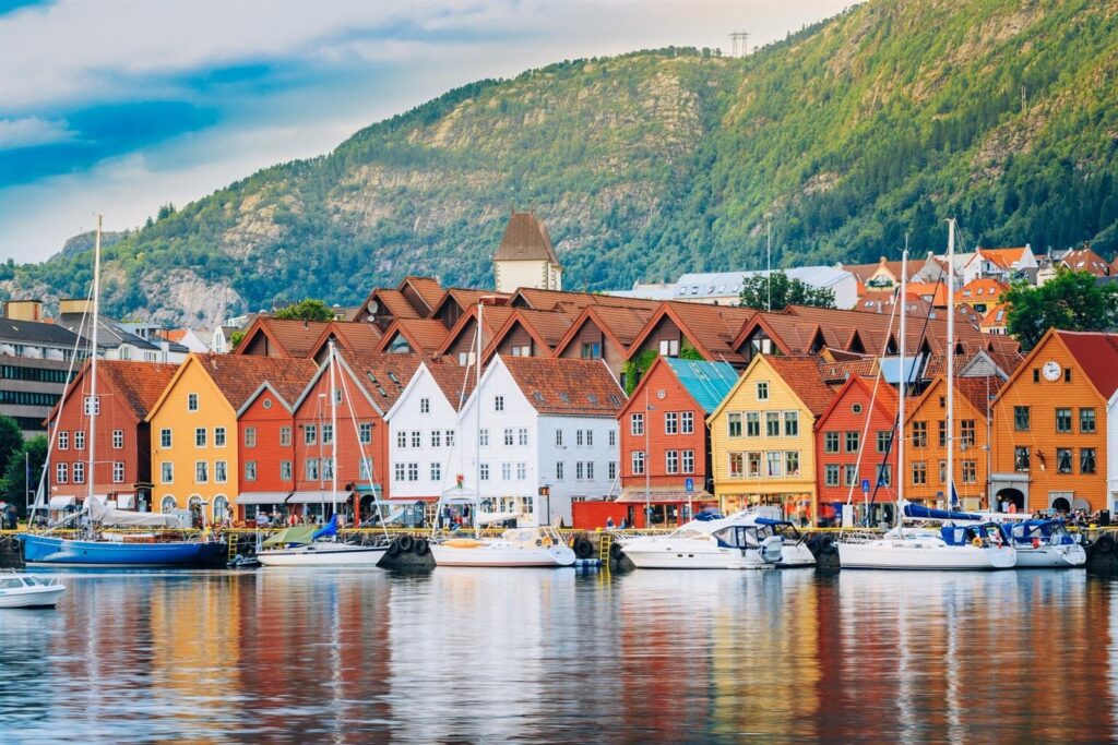 Bergen Noorwegen een van de beste plekken om te zeevissen