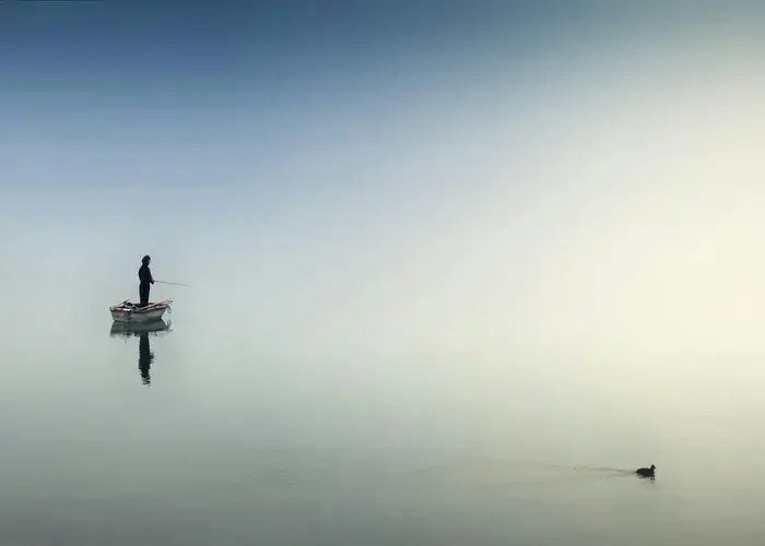 Een man die de Beste meren om in te vissen in Canada.